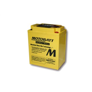 MOTOBATT Batterie MBTX14AU, 4-polig