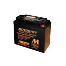 MOTOBATT Batterie MBTX20UHD, schwarzes Gehäuse.