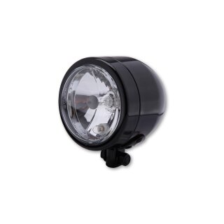 Motorrad Fern-Scheinwerfer schwarz 90 mm H4 untere...