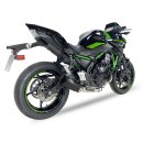 IXIL RB Komplettanlage black mit Kat, KAWASAKI Z 650/650 Ninja, 23-, (Euro5) Edelstahl, schwarz