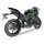 IXIL RB Komplettanlage black mit Kat, KAWASAKI Z 650/650 Ninja, 23-, (Euro5) Edelstahl, schwarz