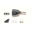 IXIL RC Edelstahl black doubleexit-Endtopf Honda CB 750 HORNET, 23- (RH12) (Euro 5) Edelstahl, schwarz