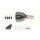 IXIL RC Edelstahl black doubleexit-Endtopf Honda CB 750 HORNET, 23- (RH12) (Euro 5) Edelstahl, schwarz
