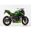 HURRIC Supersport Auspuff KAWASAKI Z300 2015 bis 2016 schwarz