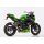 HURRIC Supersport Auspuff KAWASAKI Z300 2015 bis 2016