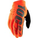 Handschuhe Brisker Junior fluo orange-schwarz