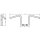 FEHLING Ape Hanger, 1 1/4 Zoll, H 40 cm, sw Stahl, schwarz