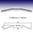 FEHLING DRAG BAR 1 Zoll Medium, chrom Stahl, chrom