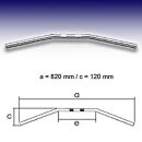 FEHLING DRAG BAR 7/8 Zoll Medium, chrom Stahl, chrom