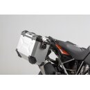 Adventure-Set Gepäck Silbern. KTM 1050/ 1090/ 1190 Adv, 1290 SAdv.
