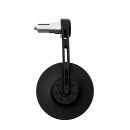 HIGHSIDER CONERO EVO BLACK EDITION Lenkerendenspiegel, lang Aluminium, schwarz