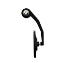 HIGHSIDER CONERO EVO BLACK EDITION Lenkerendenspiegel, lang Aluminium, schwarz