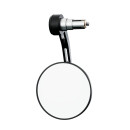 HIGHSIDER CONERO EVO BLACK EDITION Lenkerendenspiegel, lang Aluminium, schwarz