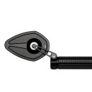 motogadget mo.view sport 60 flip Lenkerendenspiegel Aluminium, schwarz