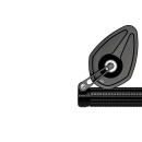 motogadget mo.view sport 60 flip Lenkerendenspiegel Aluminium, schwarz