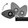 motogadget mo.view sport 60 flip Lenkerendenspiegel Aluminium, schwarz