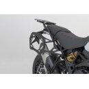 PRO Seitenträger US-Modell Schwarz. Ducati DesertX (22-) / Rally (23-).