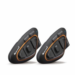 Headset MIDLAND BTX1 Pro S Intercom Schwarz/Orange Doppel