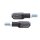SHIN YO NAMIKO-TS LED Blinker Aluminium, schwarz