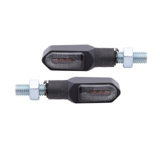 SHIN YO NAMIKO-TS LED Blinker / Positionslicht Aluminium, schwarz