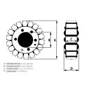 ElectroSport Stator ESG306 für Lichtmaschine ,