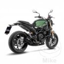 Schalldämpfer SBK Edelstahl LV-10 Slip On Full black, Benelli Leoncino 800/Trail (2022-2024)