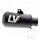Schalldämpfer SBK Edelstahl LV-10 Slip On Full black, Benelli Leoncino 800/Trail (2022-2024)