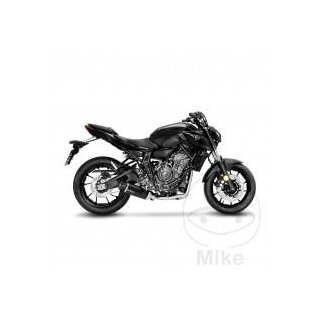 Schalldämpfer SBK Edelstahl Lv One komplett 2/1 Evo Black Edition, Yamaha MT-07/XSR 700/Tribute (2021-2024)