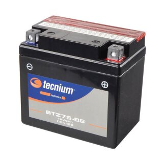 tecnium AGM Batterie mit Säurepack - BTZ7S-BS ,