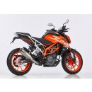 SHARK SRC 4 Auspuff KTM 125 Duke 2024 silber