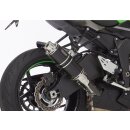 HURRIC Supersport Auspuff KAWASAKI ZX-4R/SE/RR 2023 bis 2024 schwarz