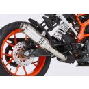 HURRIC Supersport Auspuff KTM 990 Duke 2024 silber