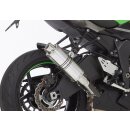 HURRIC Supersport Auspuff KAWASAKI ZX-4R/SE/RR 2023 bis 2024 silber