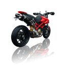 Zard Auspuff Penta Ducati Hypermotard 796 Slip/ON 2-2 Alu Black E-geprüft