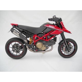 Zard Auspuff konisch Ducati Hypermotard 1100 Full Kit 2-1* Voll Titan E-geprüft