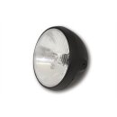 SHIN YO SHIN YO 7 Zoll Scheinwerfer British-Style, matt schwarz Stahl, schwarz