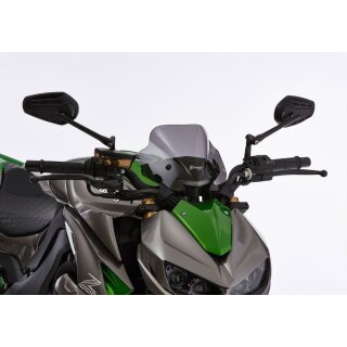 Naked-Bike-Scheibe KAWASAKI Z1000 2014 bis 2020 schwarz getönt (durchsichtig)