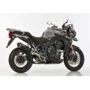 SHARK DSX-10 Auspuff TRIUMPH Tiger 1200 Explorer / XC 2012 bis 2015 schwarz-matt