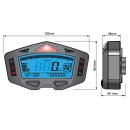 KOSO Digitales Multifunktions-Racing-Cockpit, DB-03R , schwarz