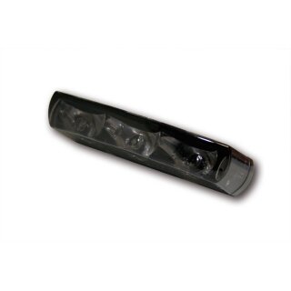 SHIN YO LED-Rücklicht CRYSTAL, getöntes Glas Kunststoff, schwarz