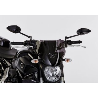 Naked-Bike-Scheibe YAMAHA MT-07 2017 bis 2016 schwarz getönt (durchsichtig)