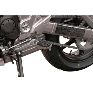 Fußrasten Kit Kawasaki Versys 650 2010 bis 2011, mit ABE
