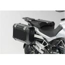 EVO Kofferträger Schwarz. Ducati Multistrada 1200 / S (10-14).