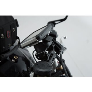 Navi-Halter am Lenker Schwarz Triumph Speed Triple 1050...