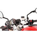 Navi-Halter am Lenker Schwarz. Triumph Speed Triple 1050...