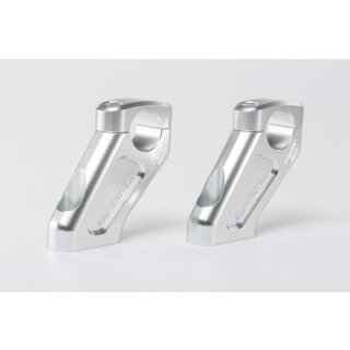Lenkerverlegung ø 28 mm Oben 20 mm Hinten 30 mm silber