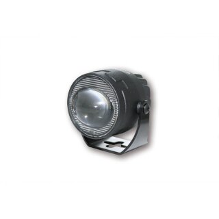 Sehr kleiner HIGHSIDER LED Abblendscheinwerfer SATELLITE mit Halter E-geprüft