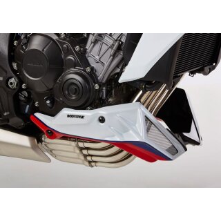 BODYSTYLE Bugspoiler HONDA CB650F 2014 bis 2015 tricolor Pearl Metalloid White, NHA96/Millenuim Red, R263/Candy Tahitian Blue, PB215