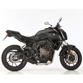 SHARK DSX-10 Auspuff YAMAHA MT-07 2014 bis 2016 schwarz-matt