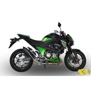 Exan Auspuff Kawasaki Z 800 Bj. 12- X-Black Evo mit EG-ABE